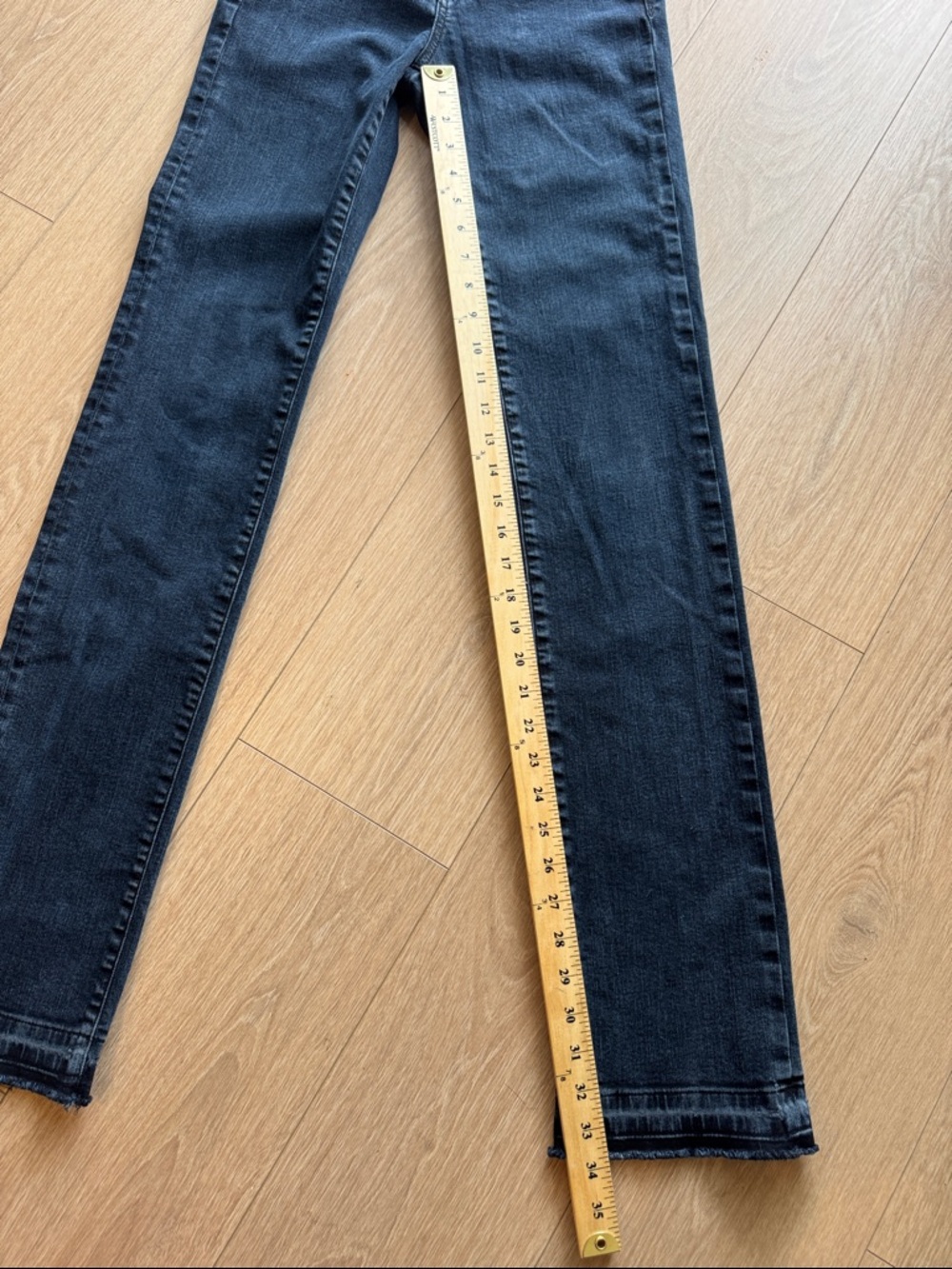RE/DONE Super Slim Jeans Blackened Blue Size 25 - Picture 10 of 11